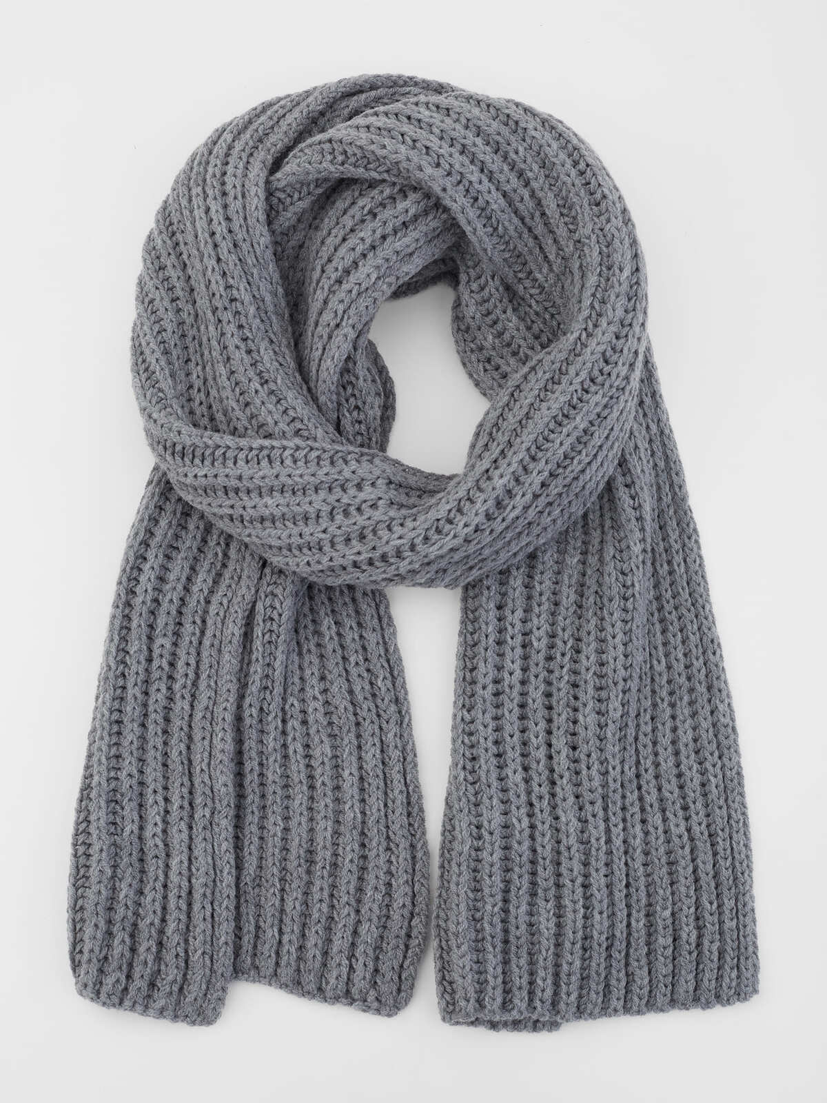 Шарф, серый