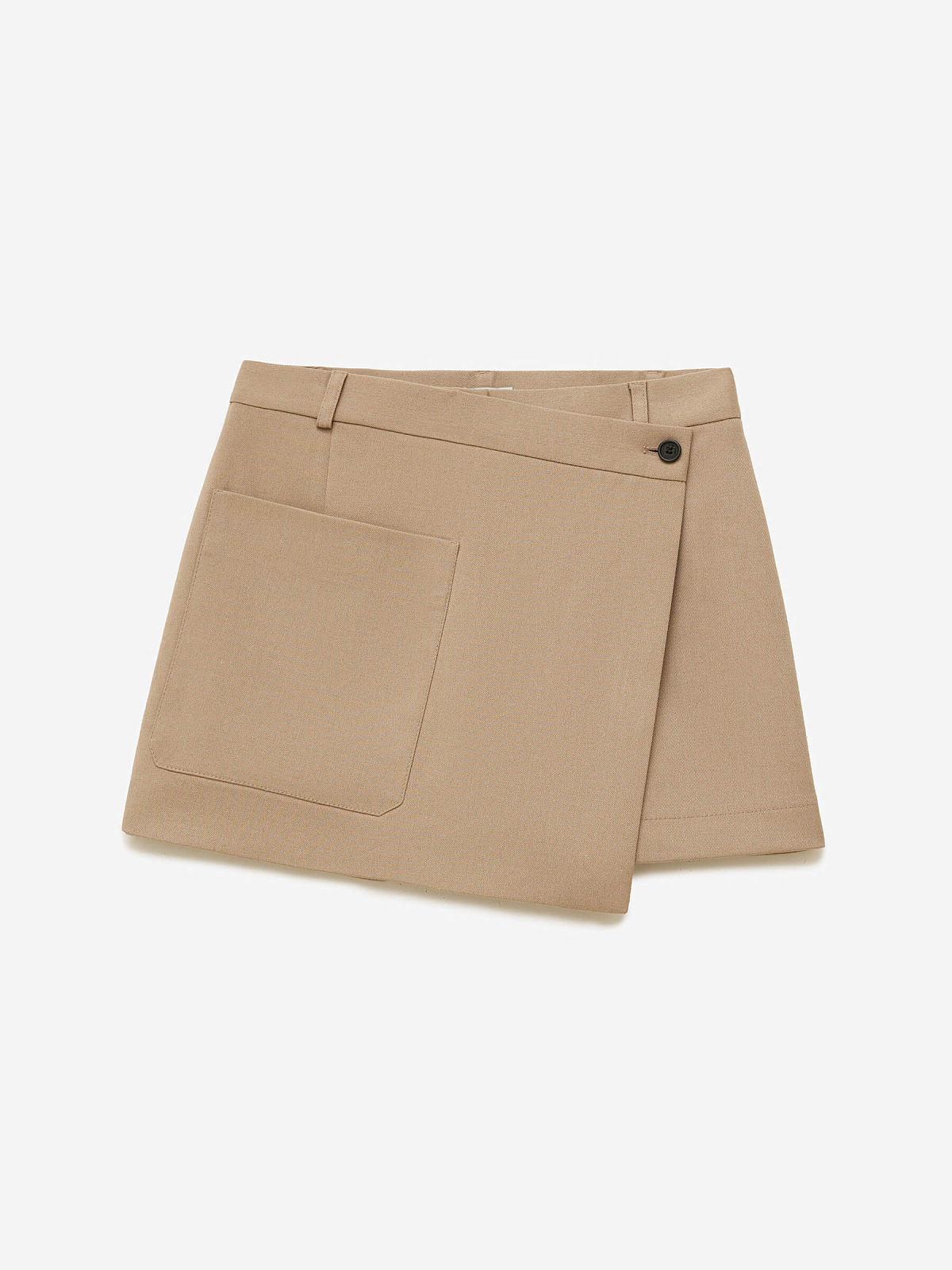 Юбка-шорты 0125, серо-бежевый