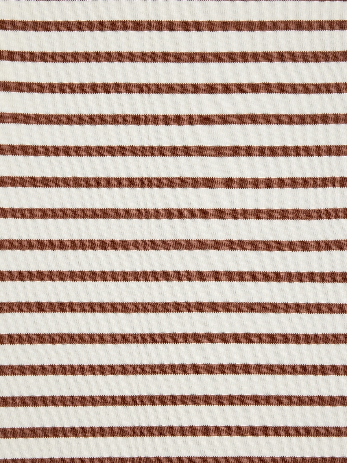 Лонгслив в полоску 0176, молочно-коричневый