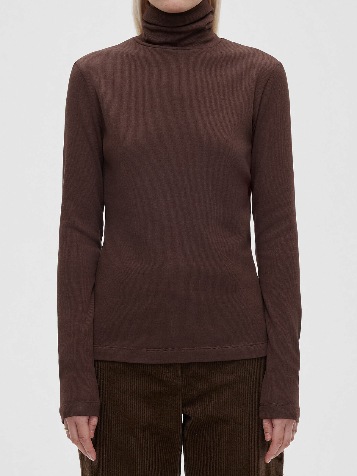 Водолазка 0147, коричневый