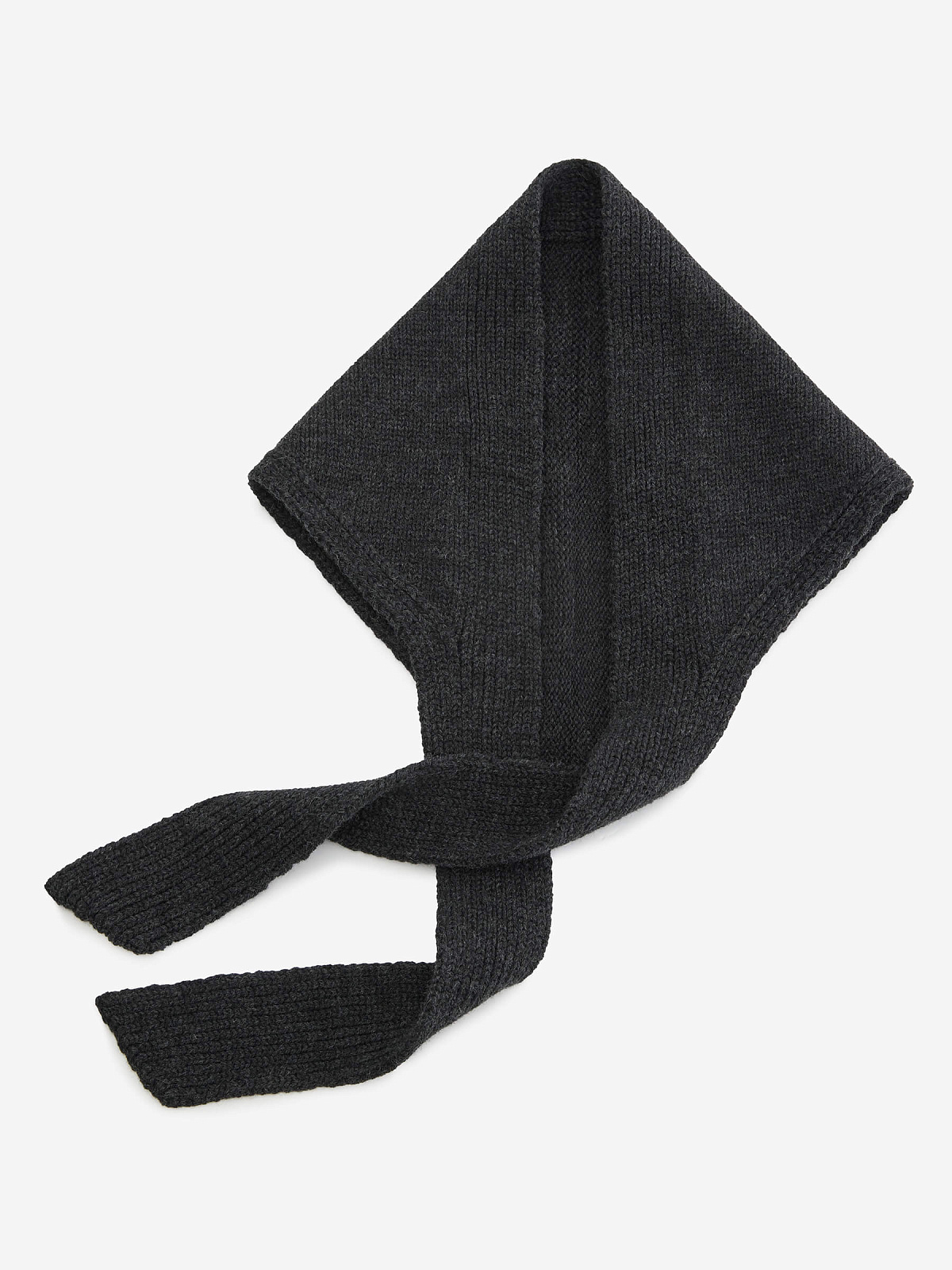 Косынка из шерсти, антрацит