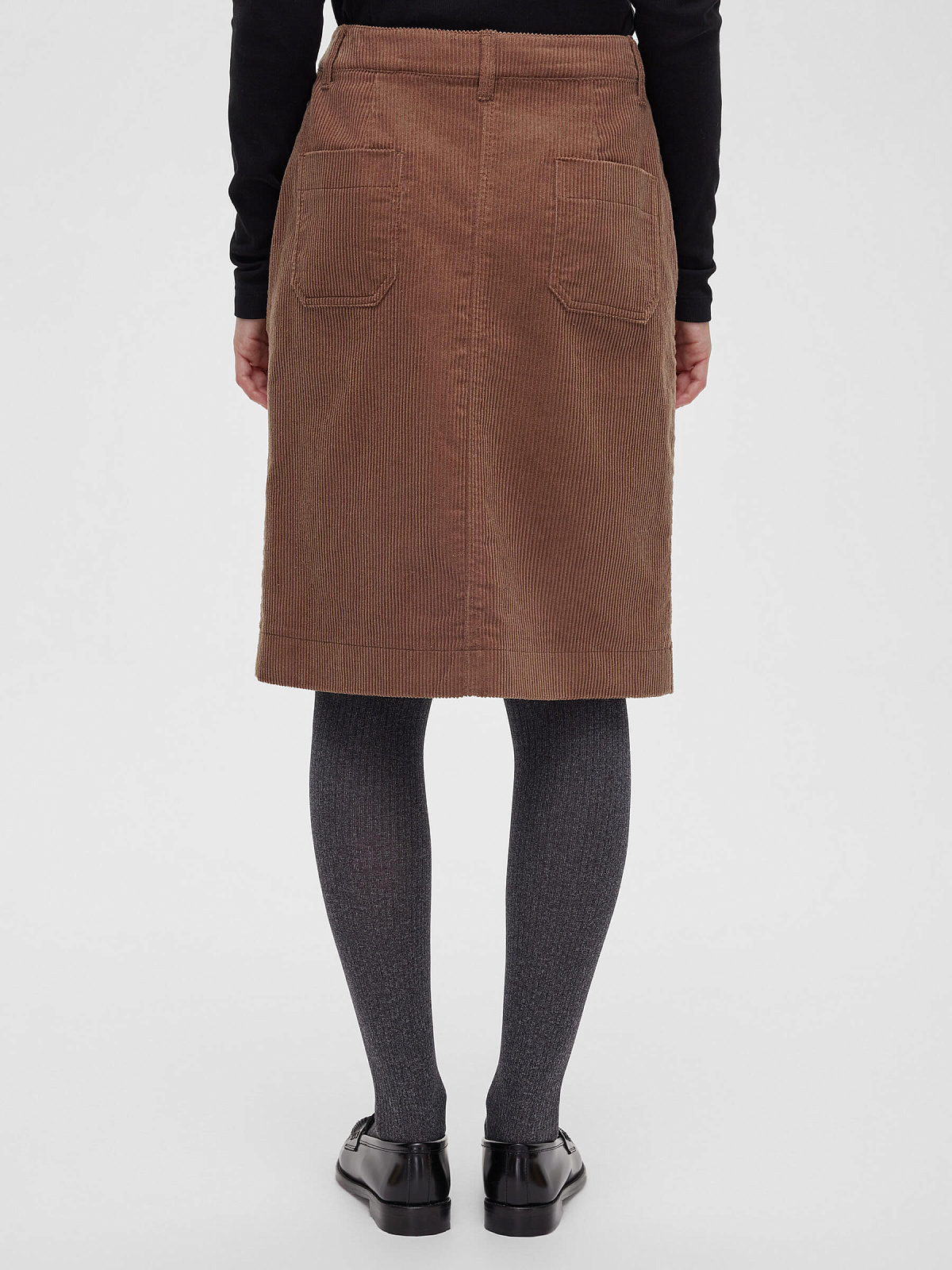 Юбка из вельвета 0158, песочный