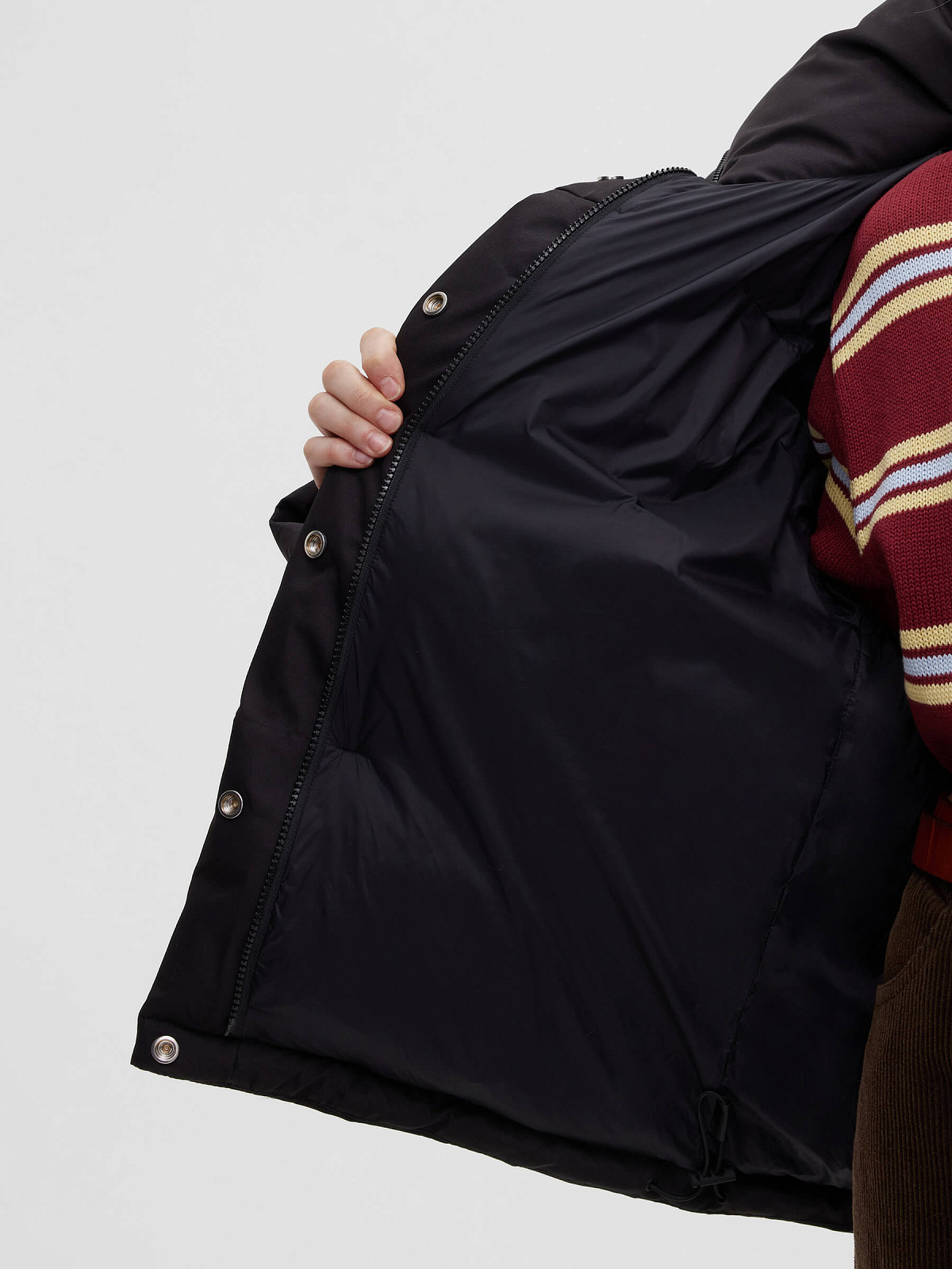 Куртка укороченная 015, черный