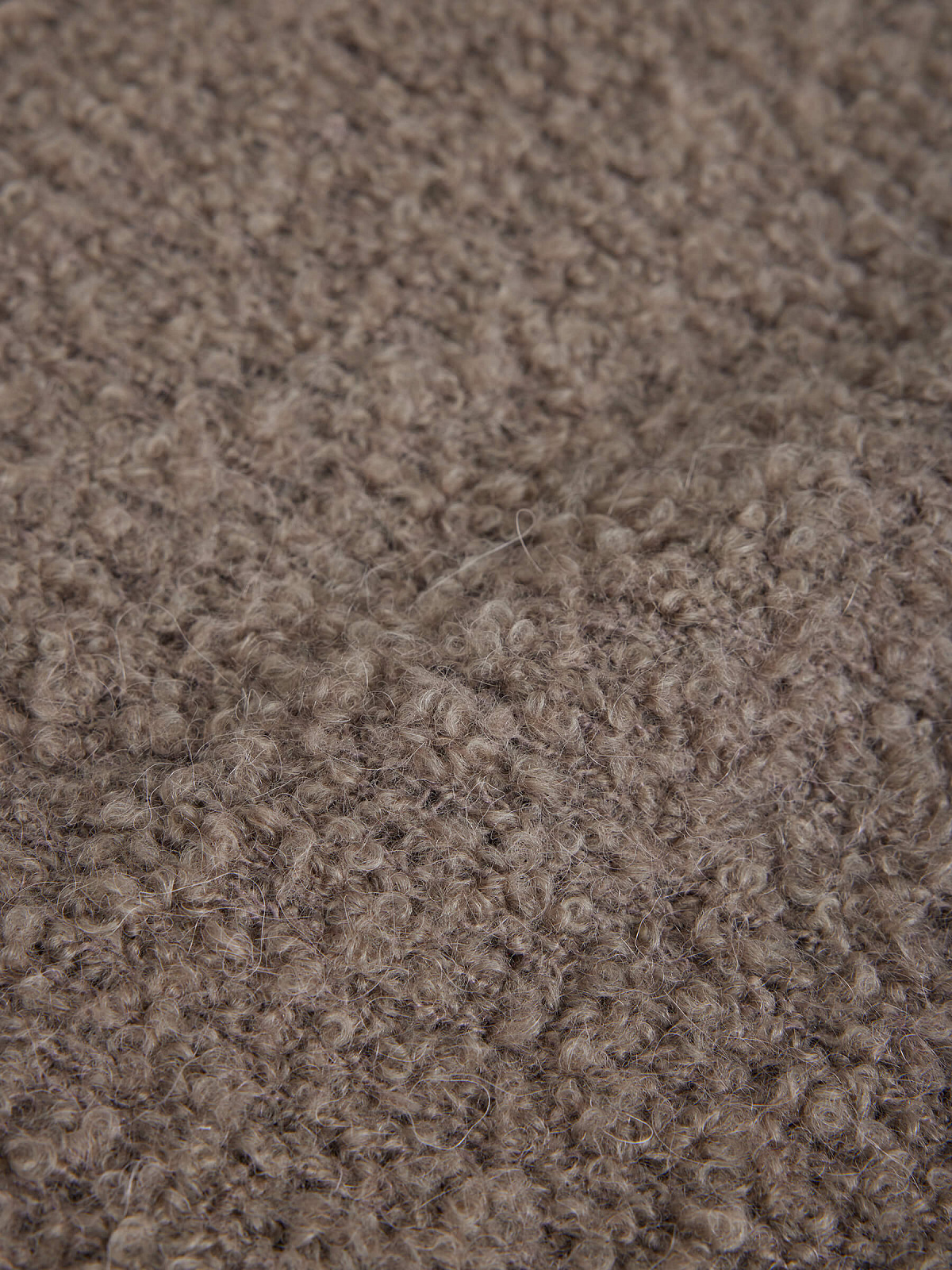 Джемпер букле из альпаки и шерсти, бежевый