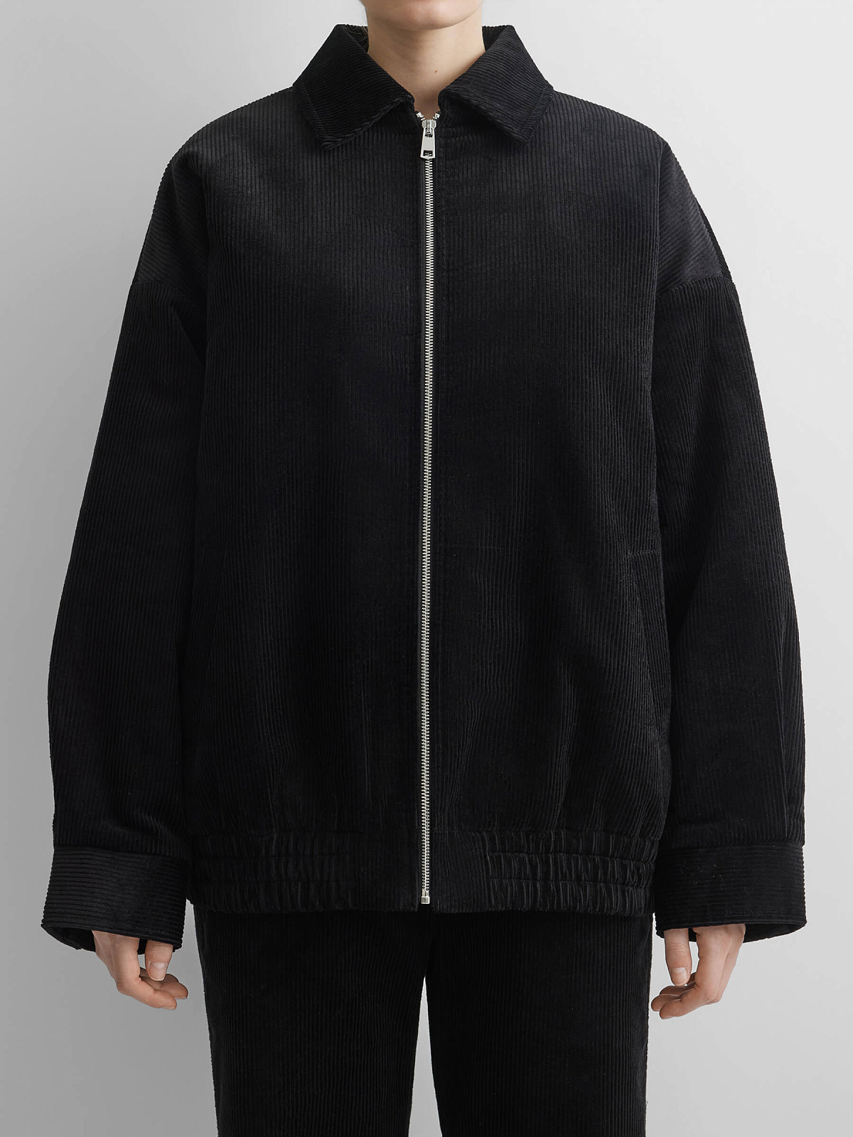 Куртка из вельвета 0161, черный