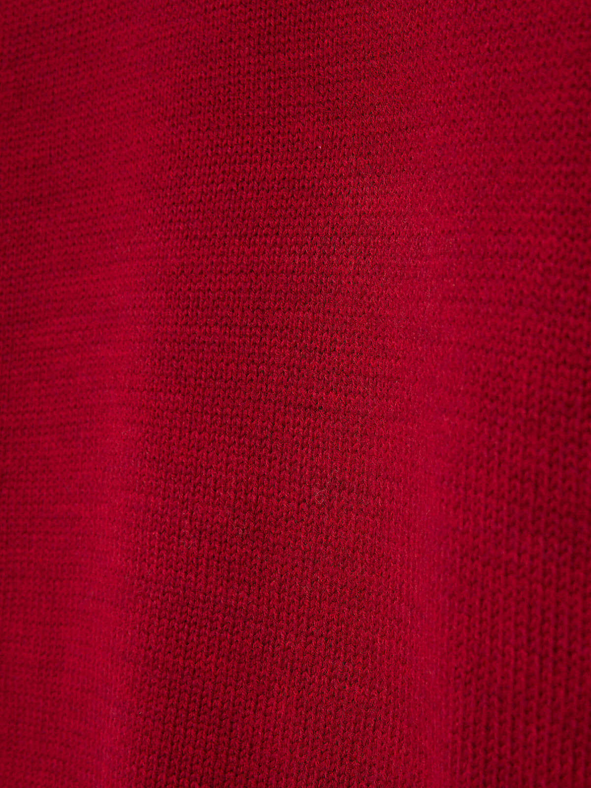 Джемпер свободного кроя, бордовый