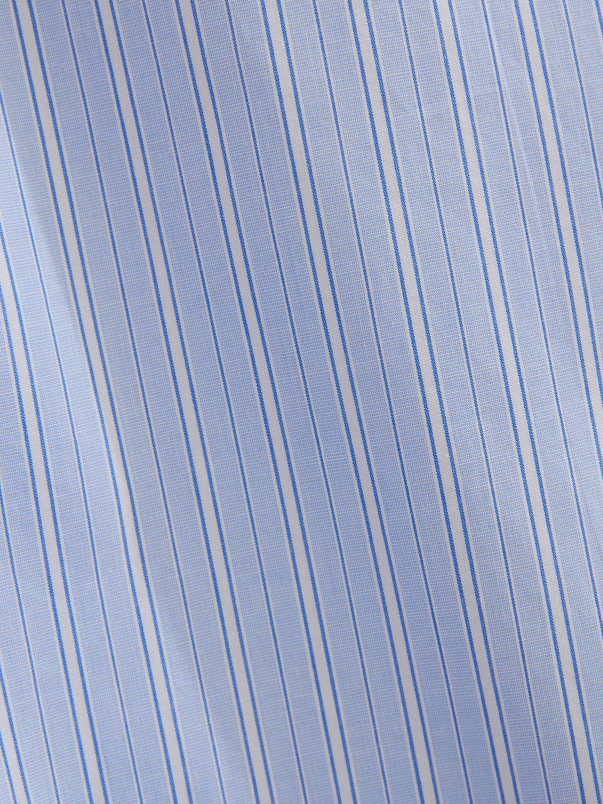 Рубашка свободного кроя в полоску 0103, светло-голубой