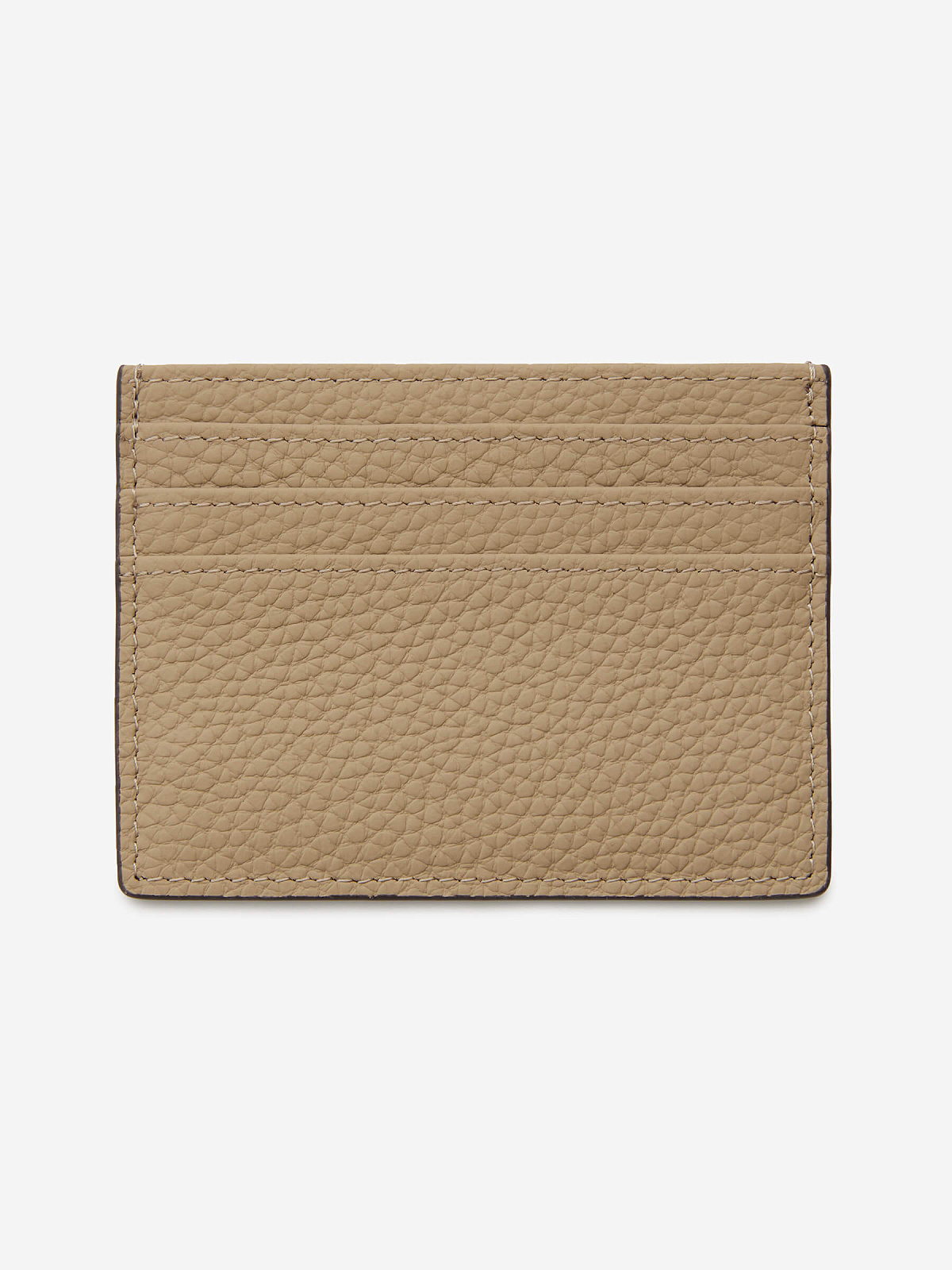 Картхолдер кожаный, серый