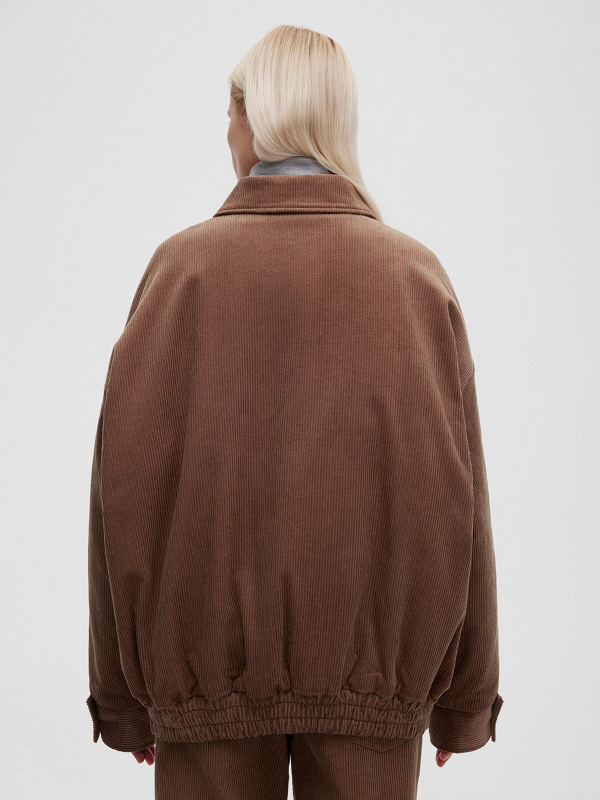 Куртка из вельвета 0161, песочный