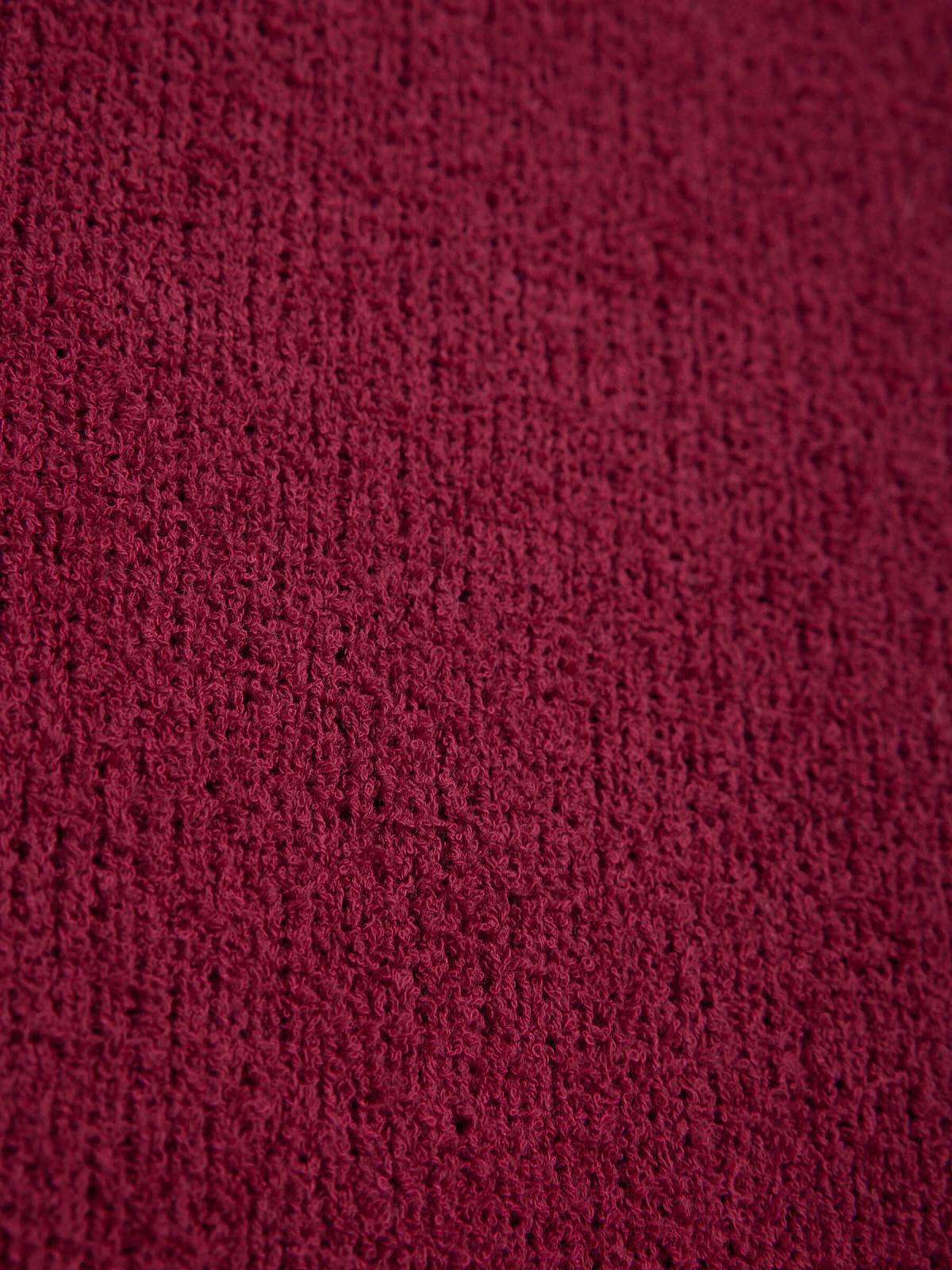 Юбка-мини из хлопка букле, бордовый