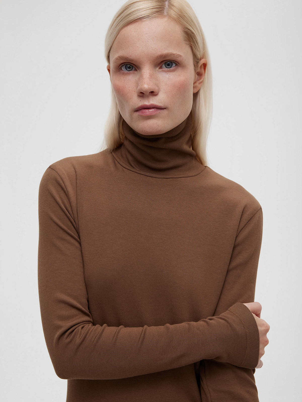 Водолазка 0147, светло-коричневый