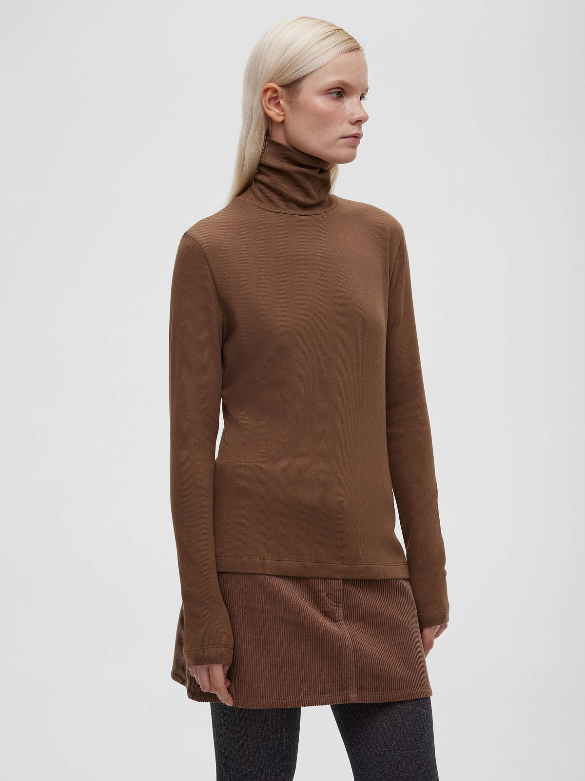 Водолазка 0147, светло-коричневый