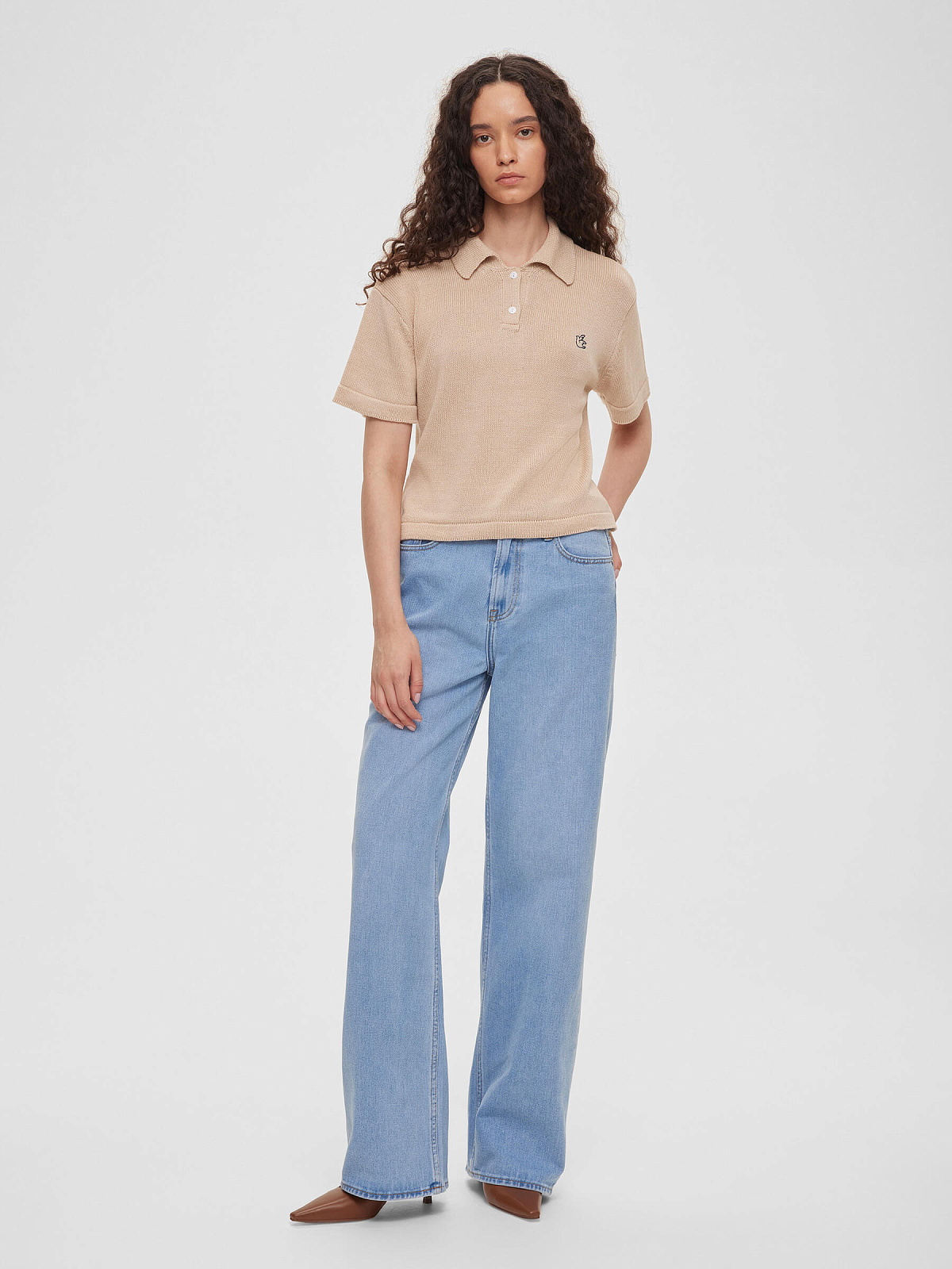 Джинсы Baggy 012, голубой