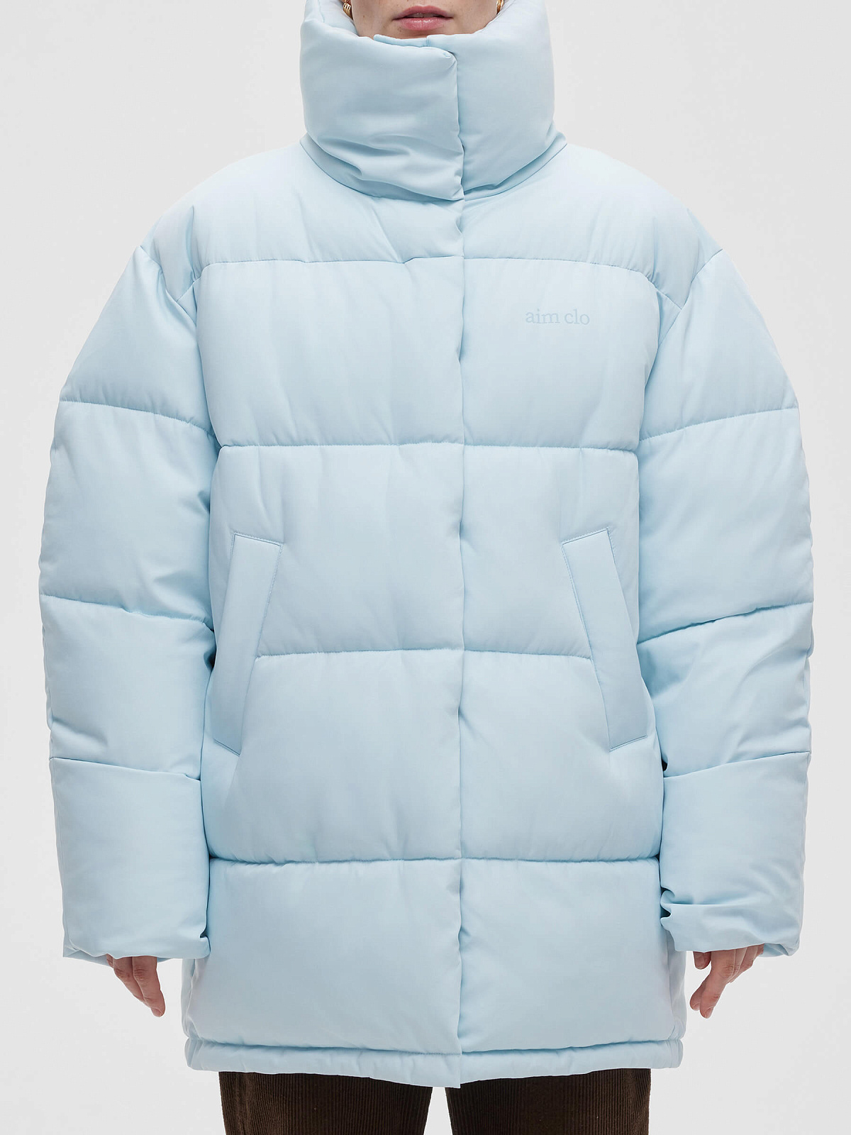 Куртка удлиненная 019, голубой