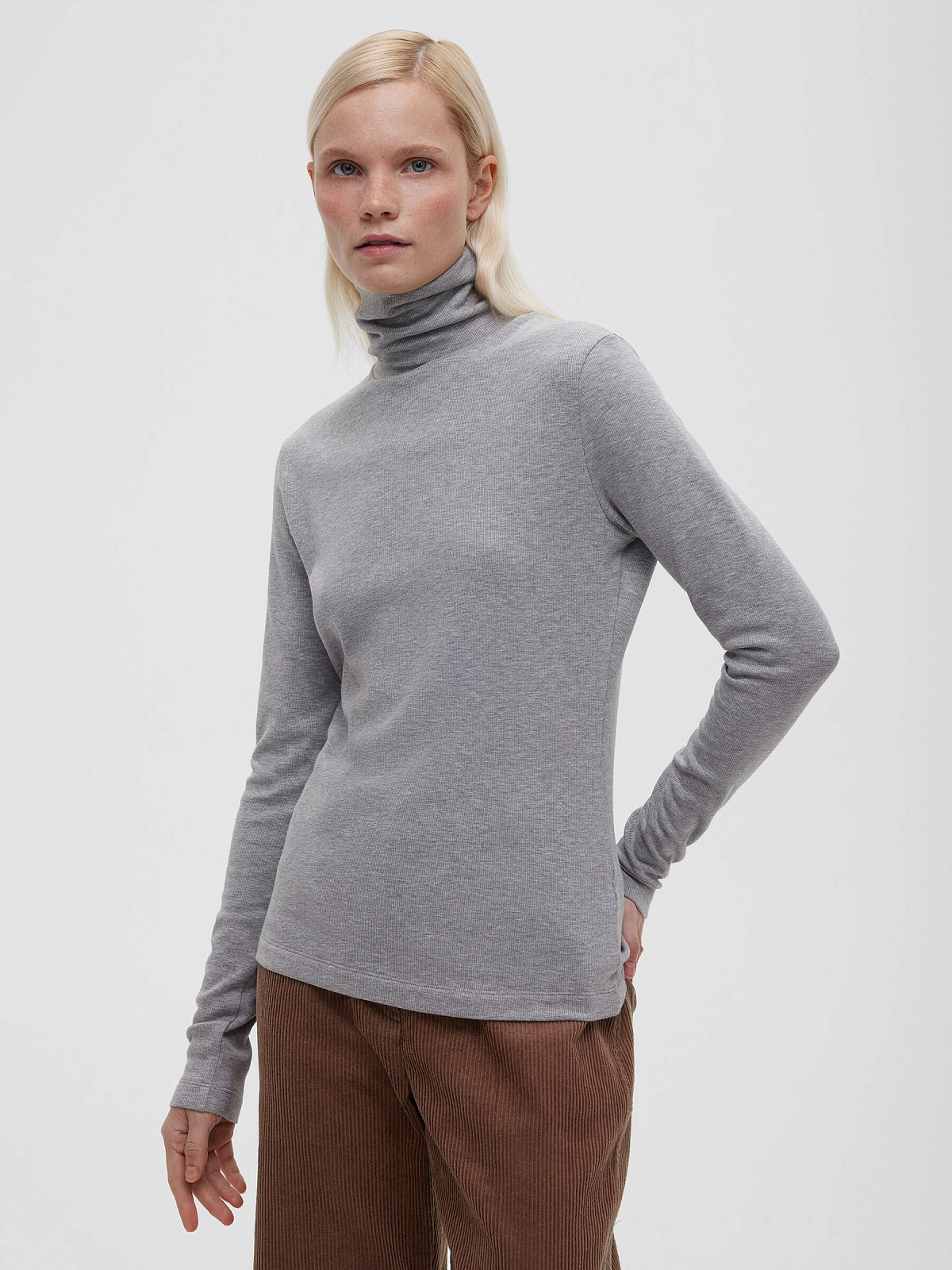 Водолазка 0147, серый