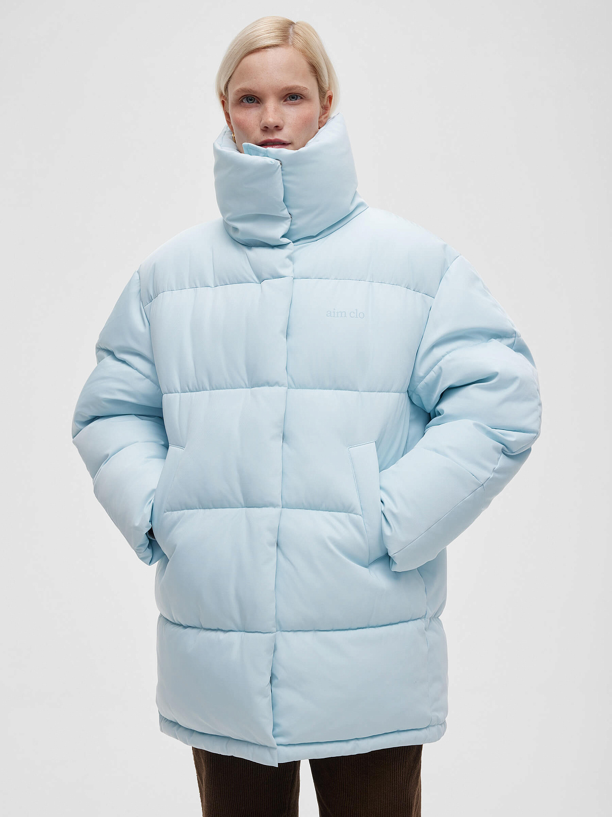 Куртка удлиненная 019, голубой