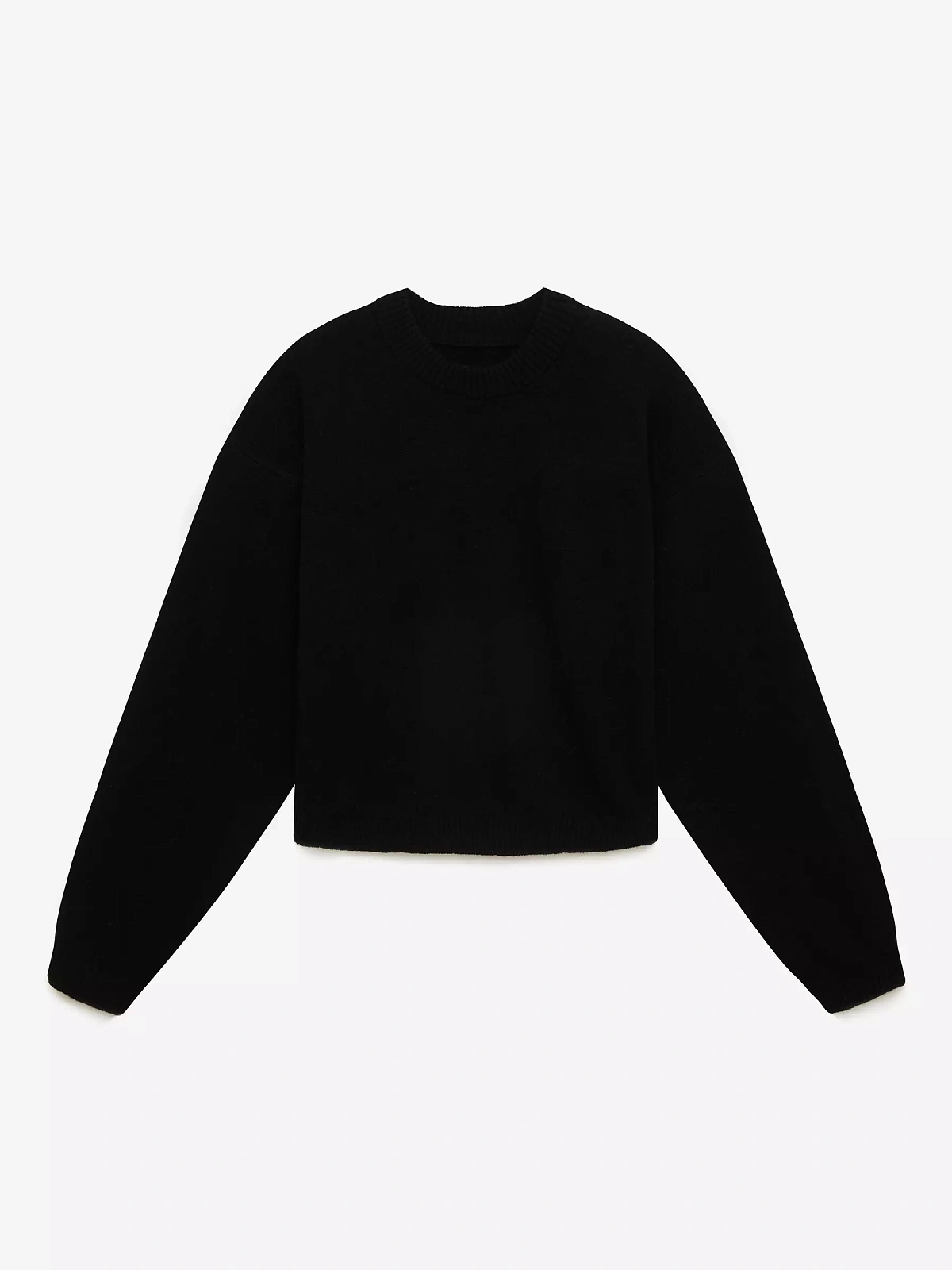 Джемпер из кашемира и шерсти, черный