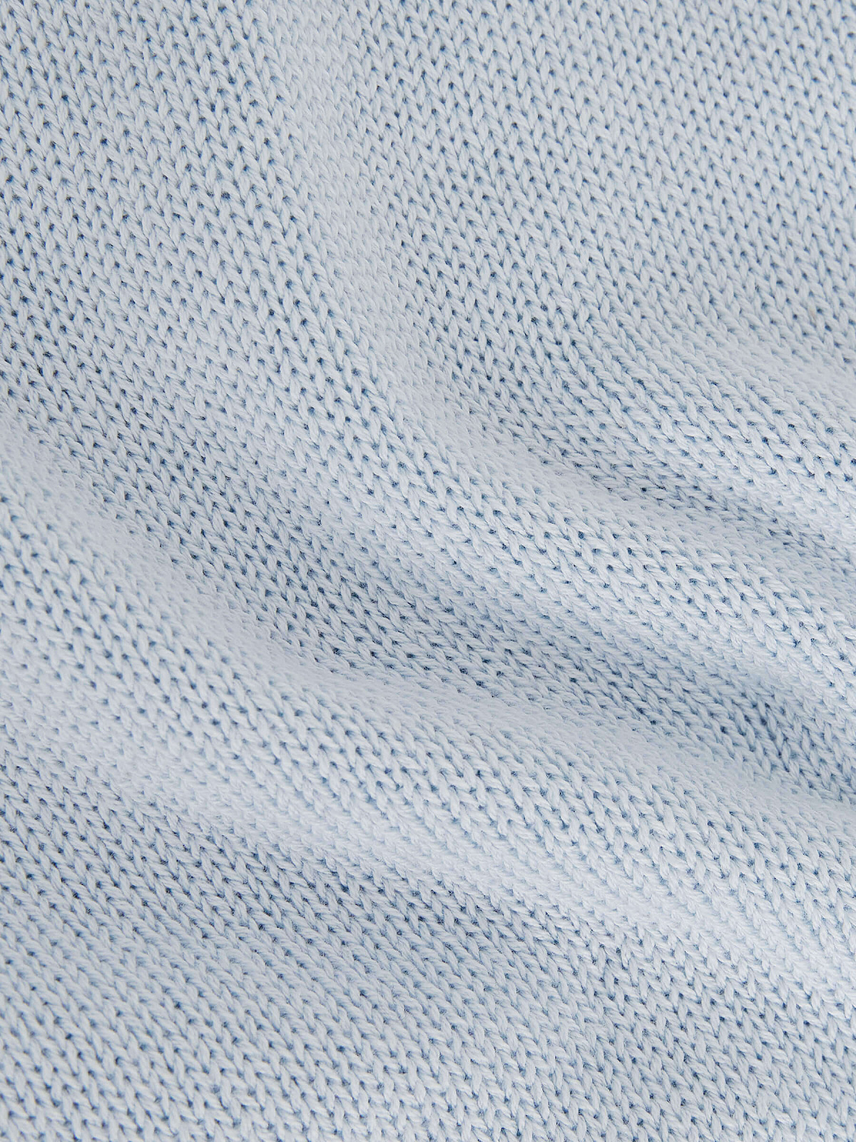 Поло с коротким рукавом из хлопка, голубой