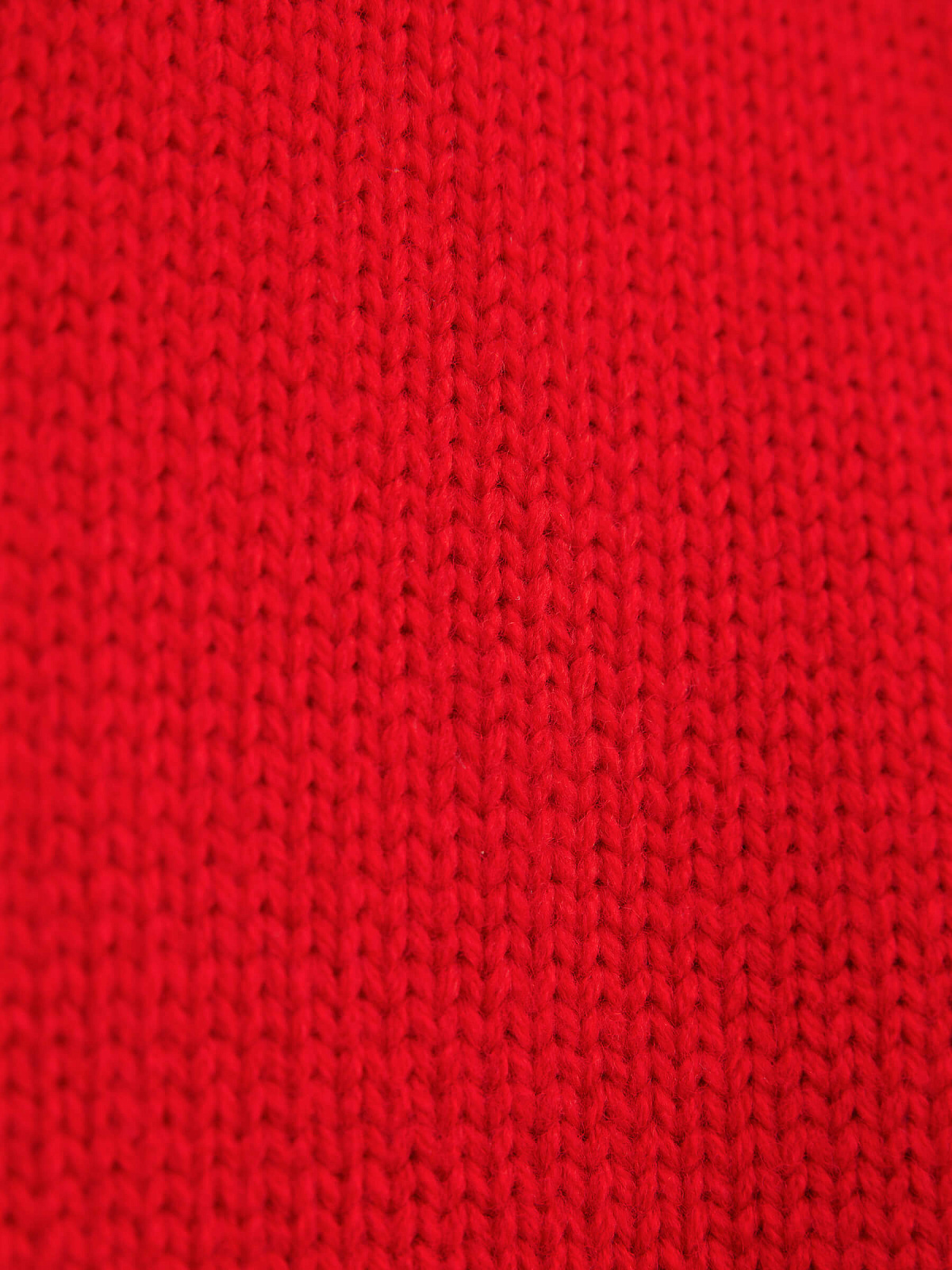 Вязаный бомбер, красный