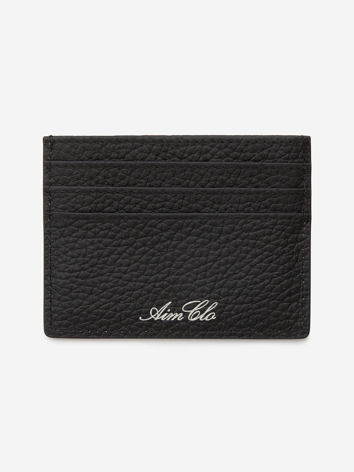 Картхолдер кожаный, черный