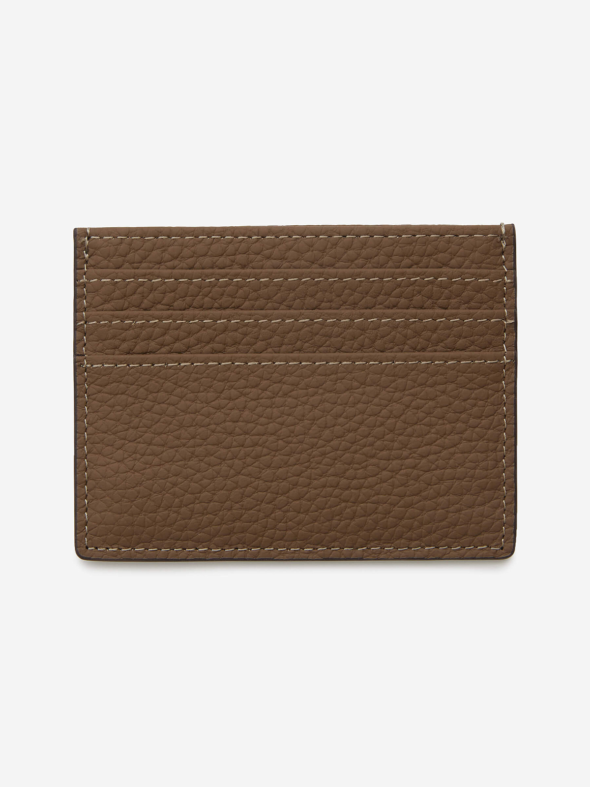 Картхолдер кожаный, коричневый