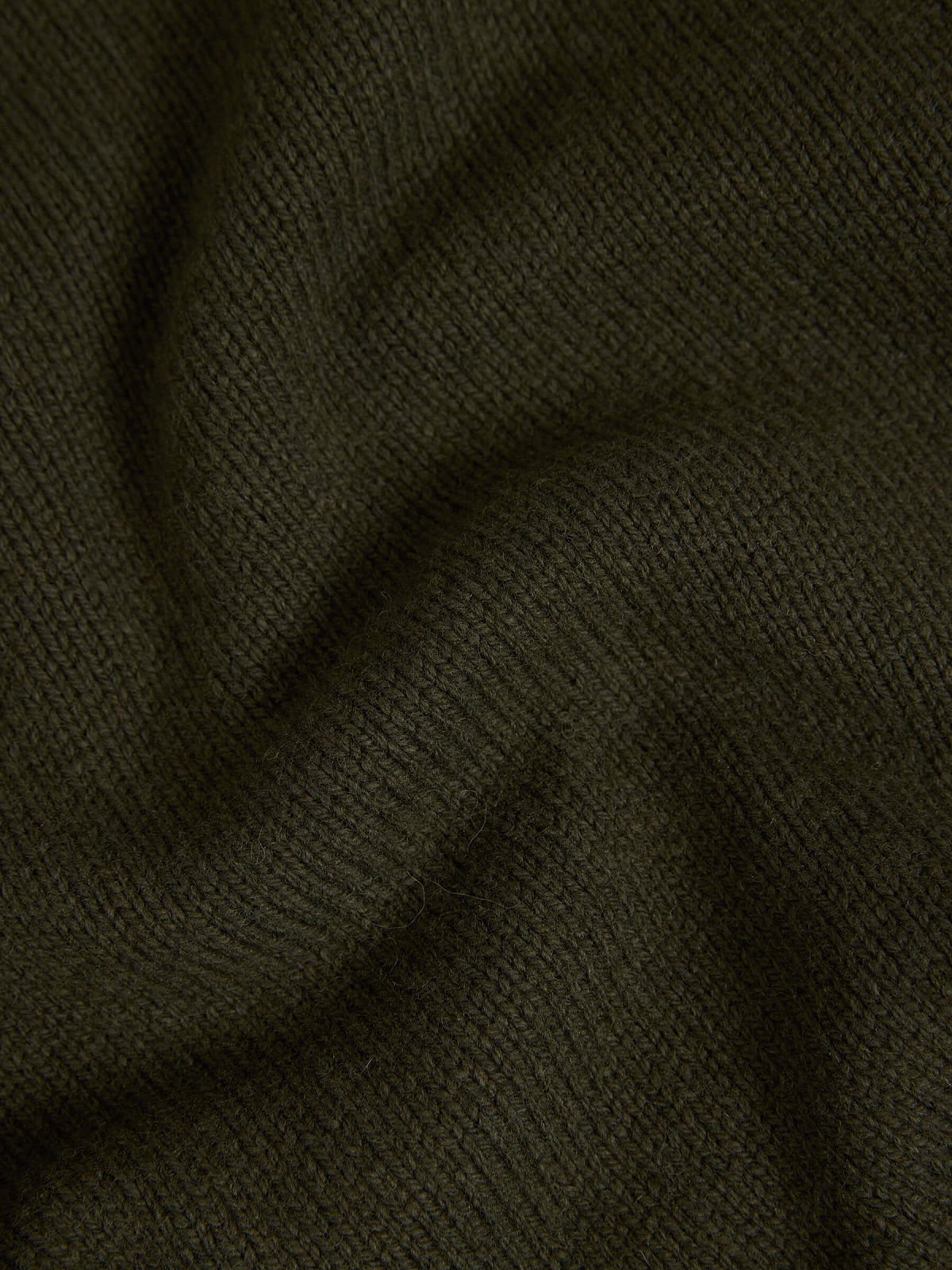 Джемпер с интарсией Lucky you, зелено-молочный