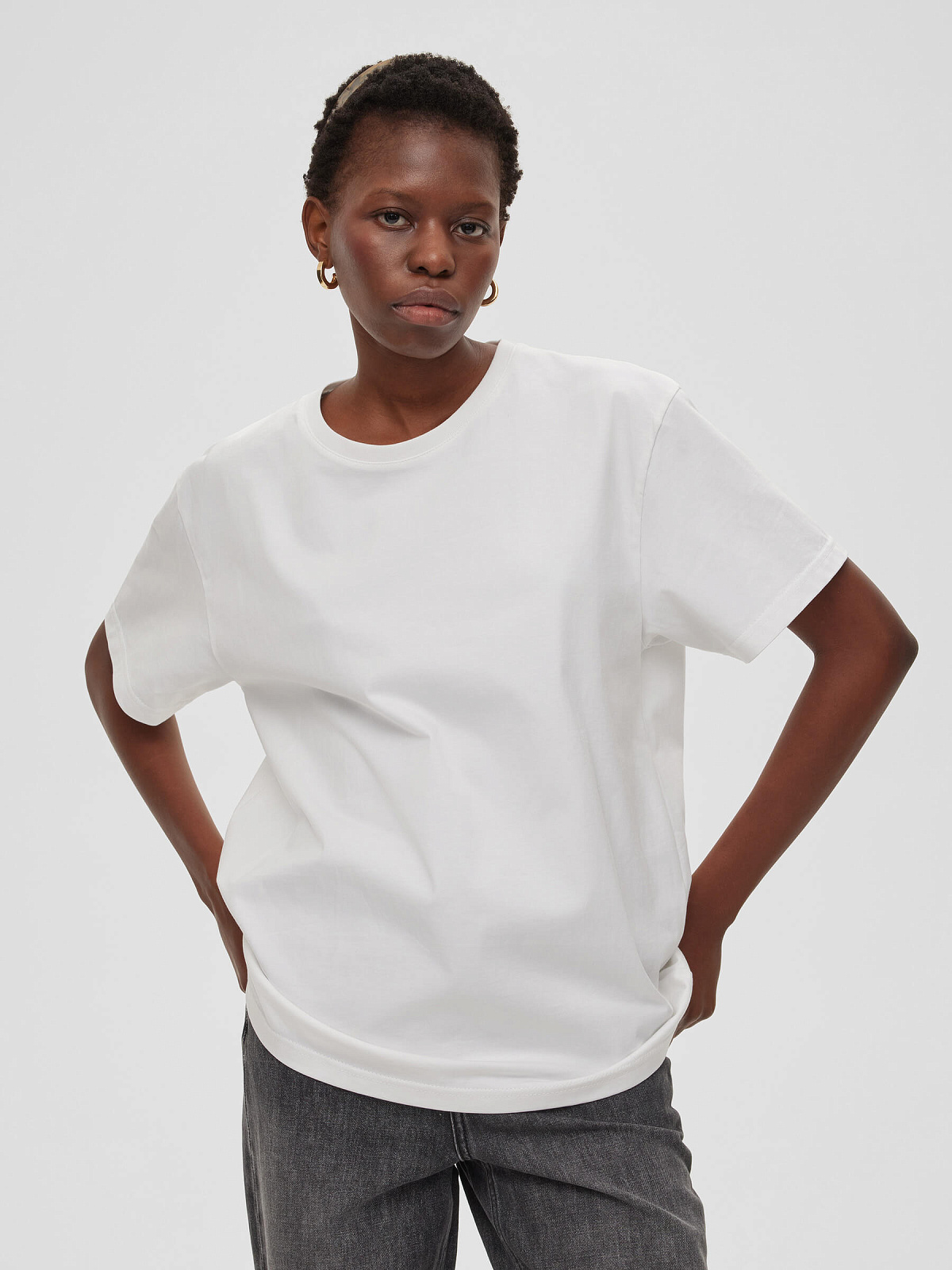 Футболка 0097, молочный