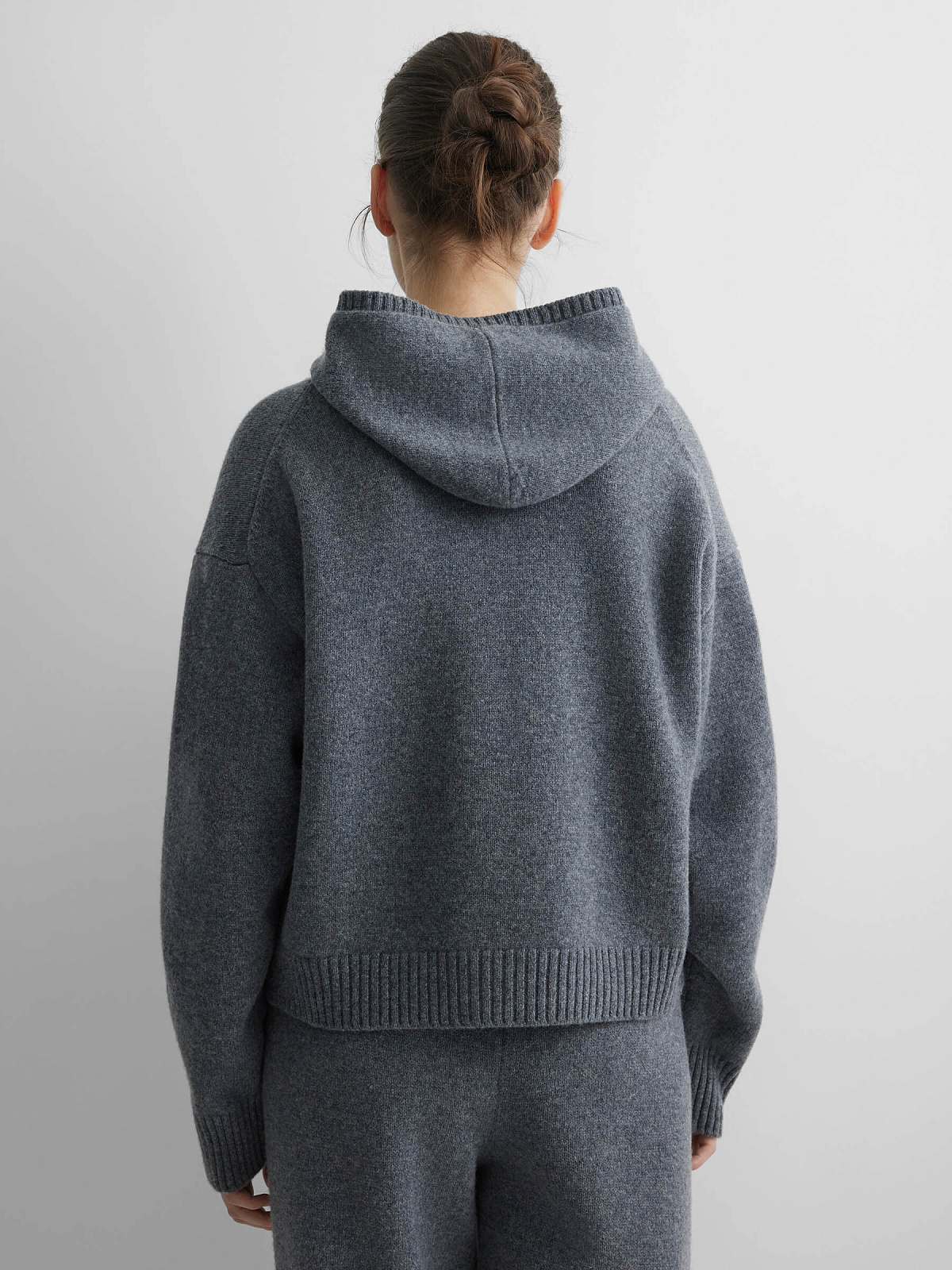 Худи из 100% мериноса, серый