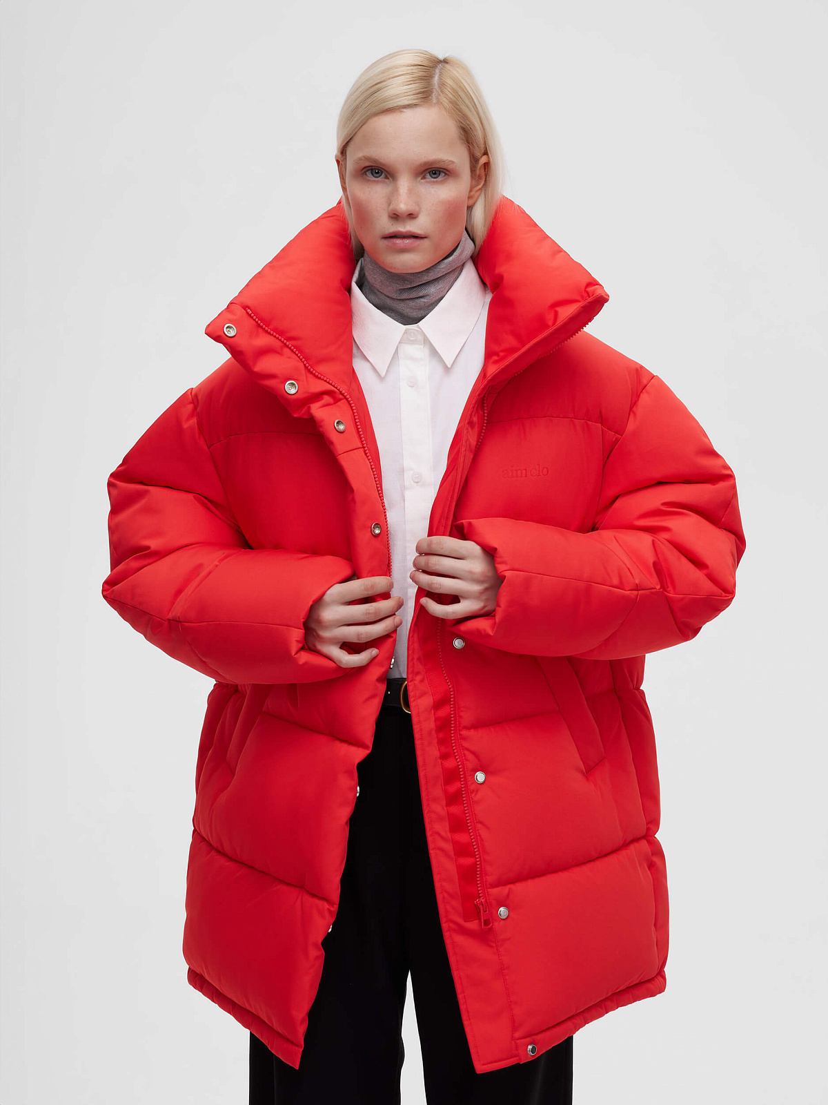 Куртка удлиненная 017, красный