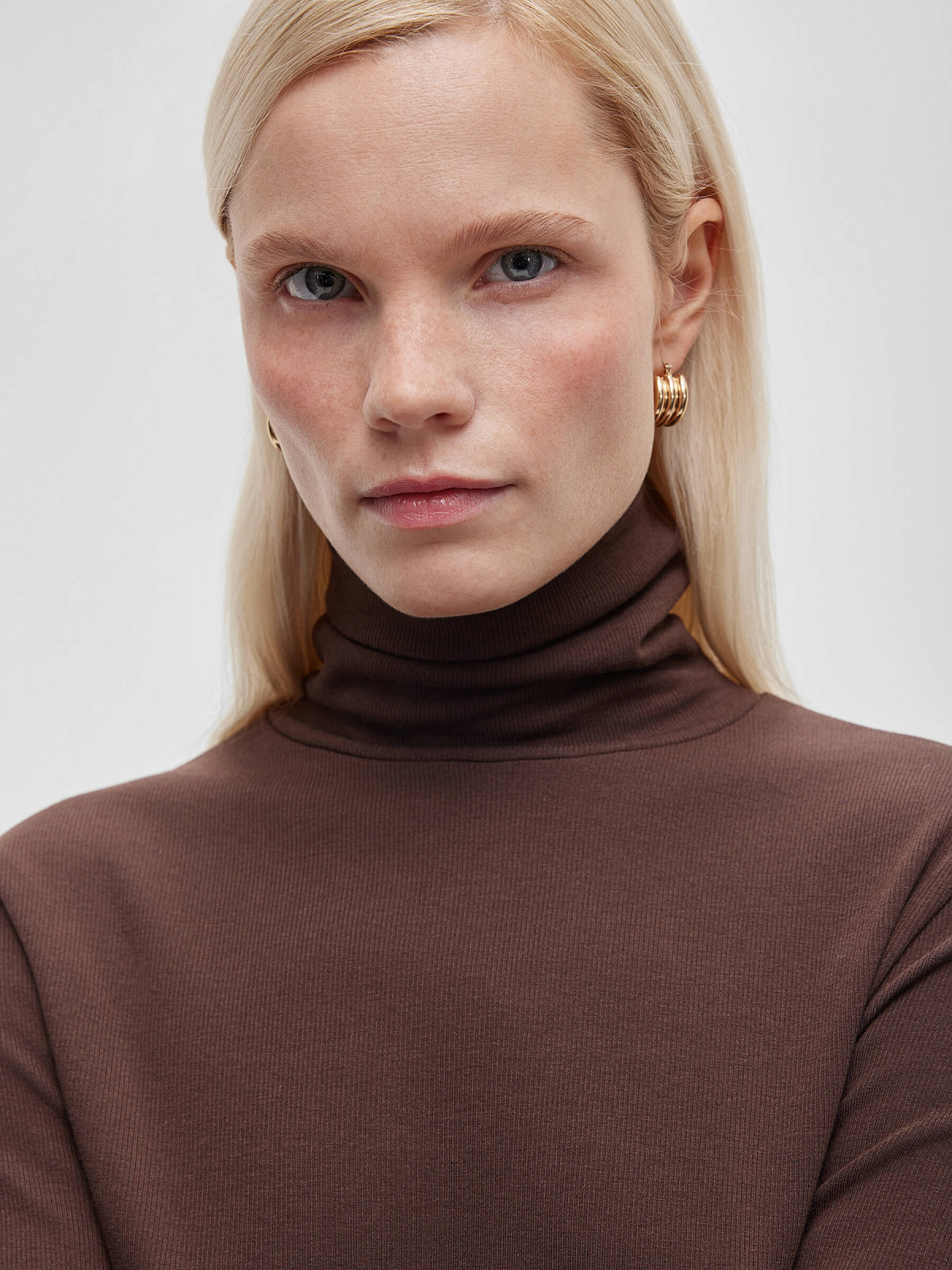 Водолазка 0147, коричневый