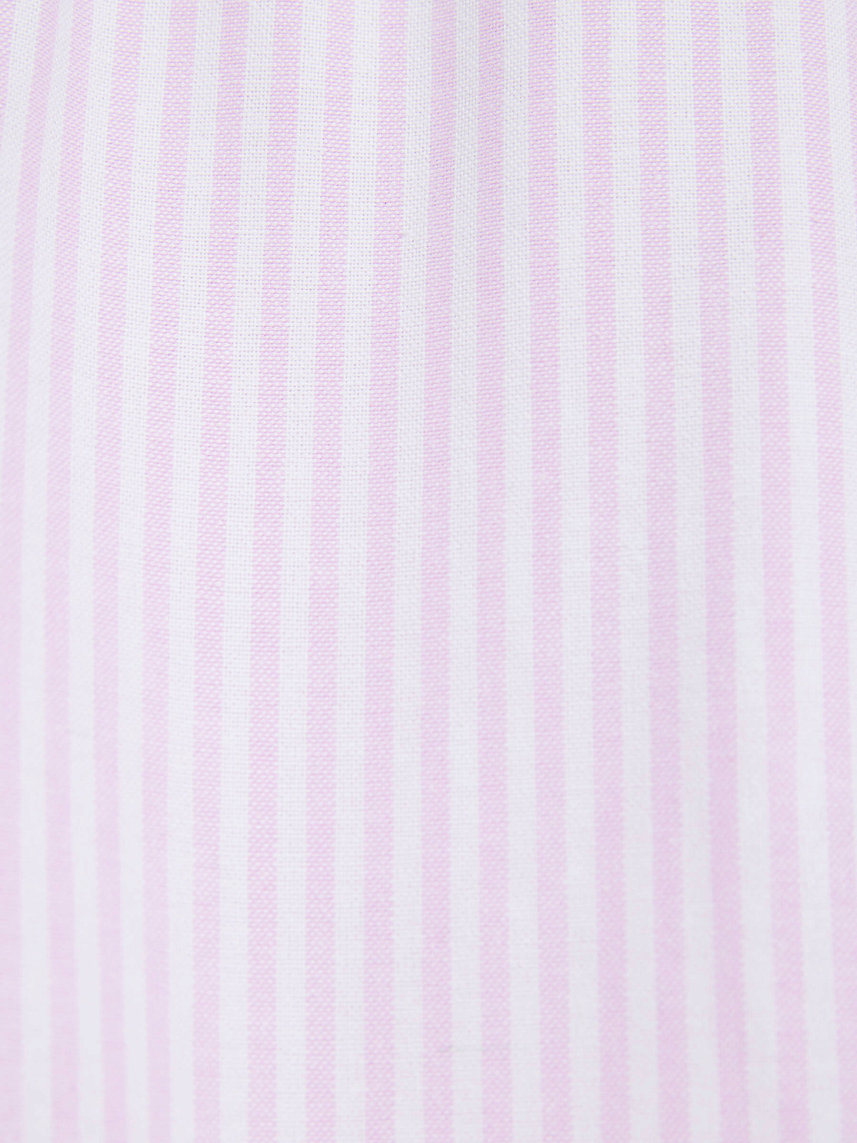 Брюки из хлопка на резинке в полоску 0179, розовый