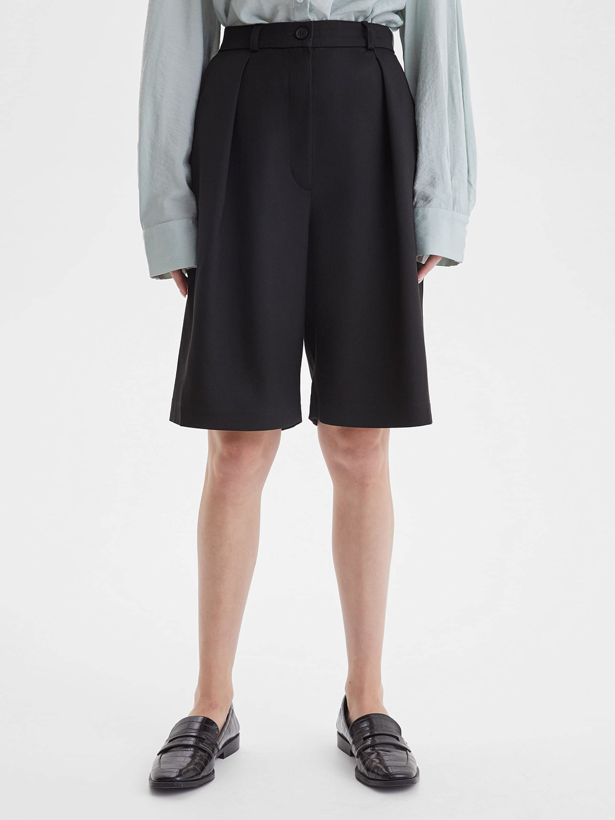 Шорты - бермуды, чёрный