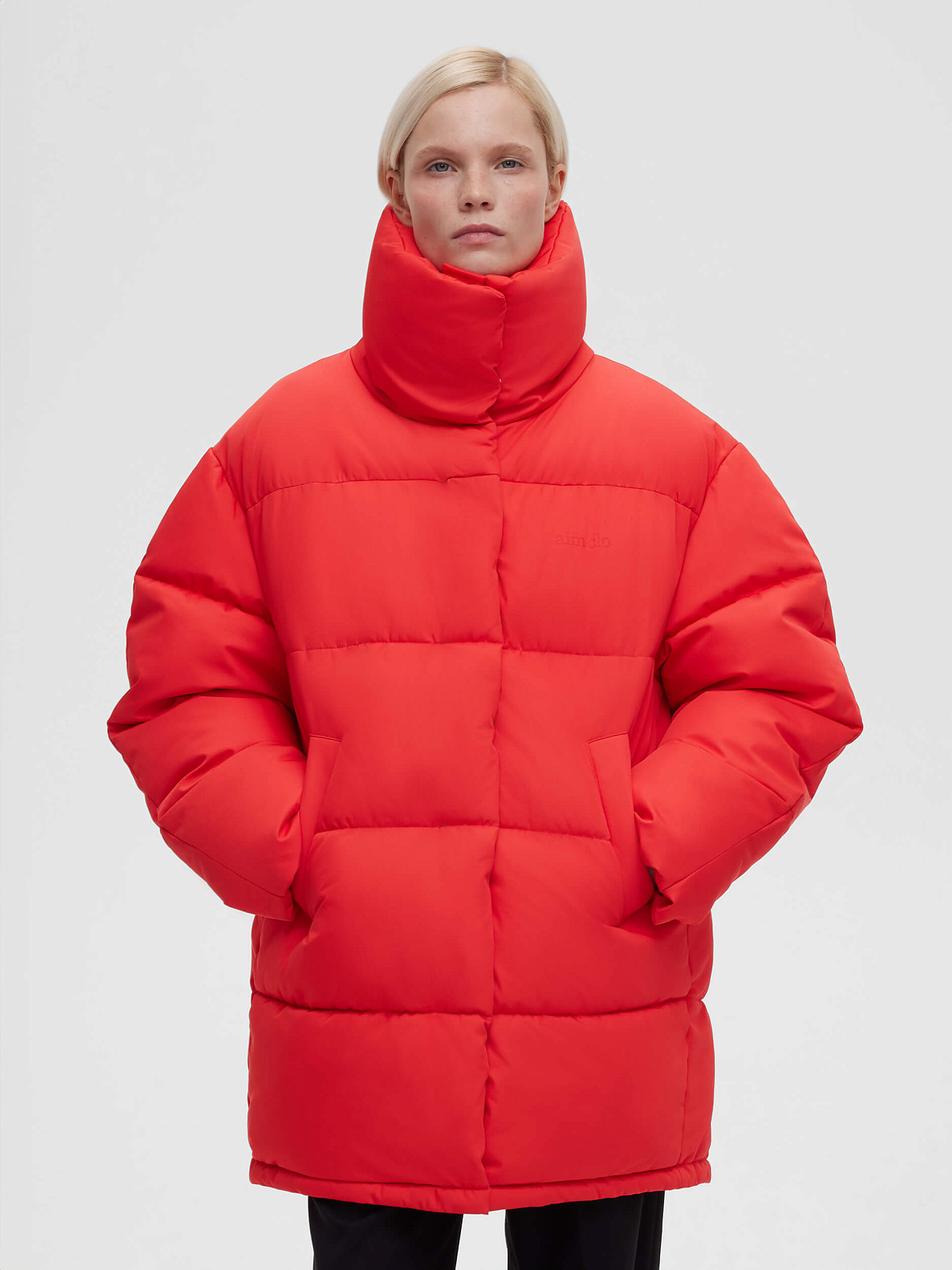 Куртка удлиненная 017, красный