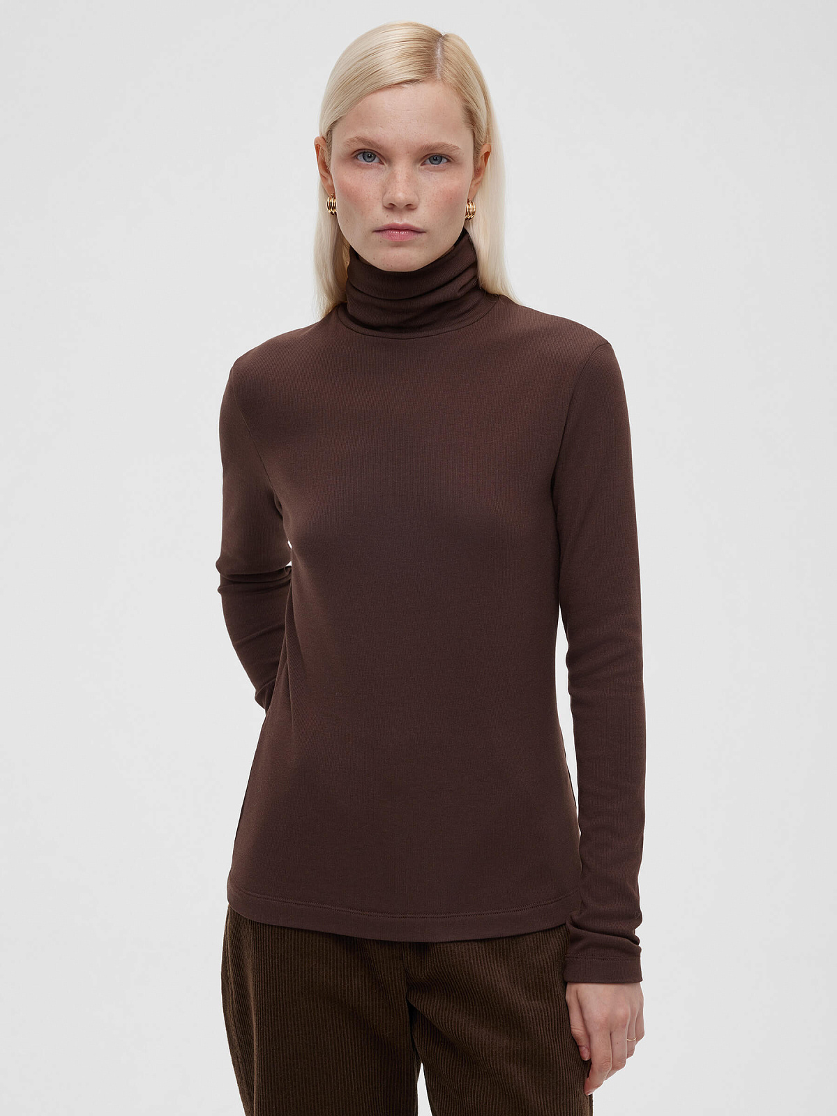 Водолазка 0147, коричневый