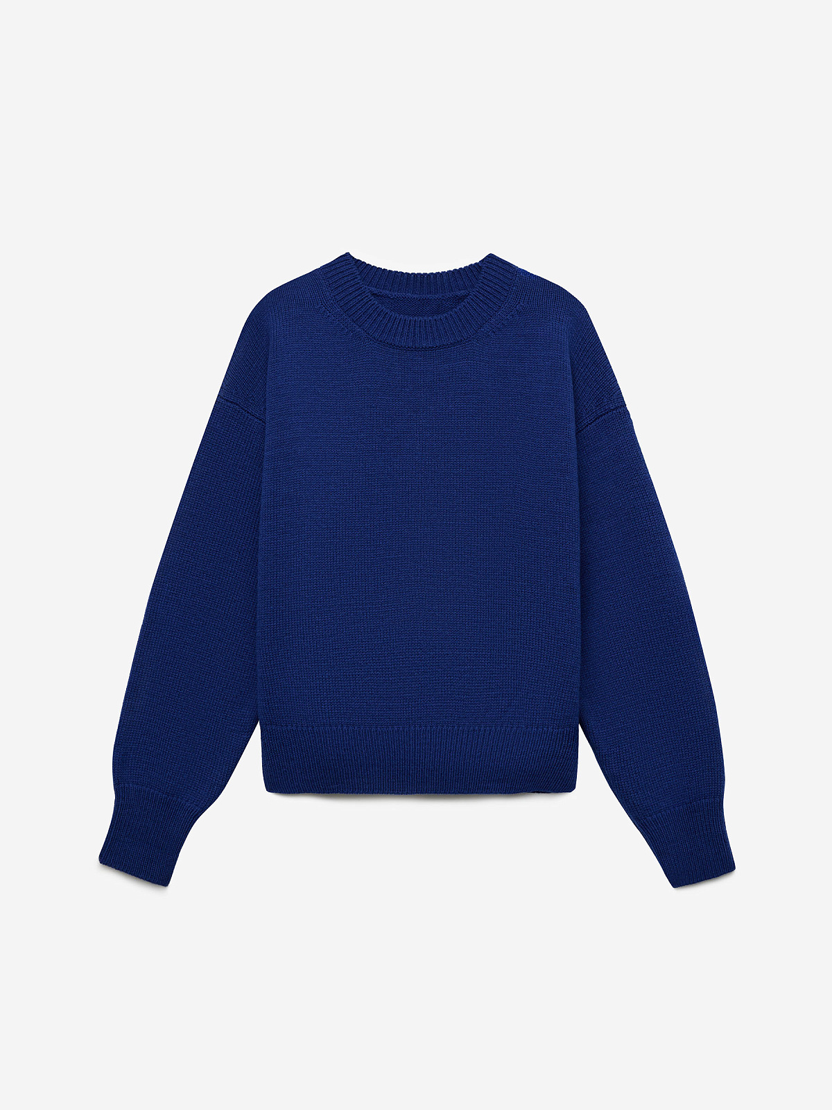 Джемпер свободного кроя, синий