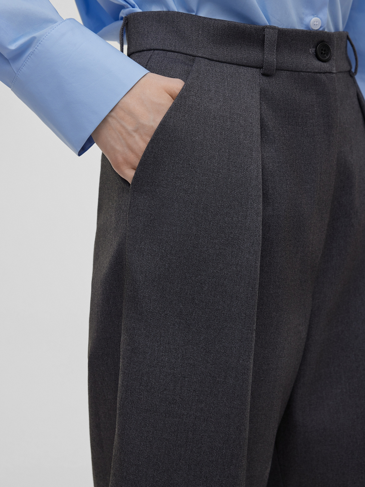 Шорты - бермуды, серый