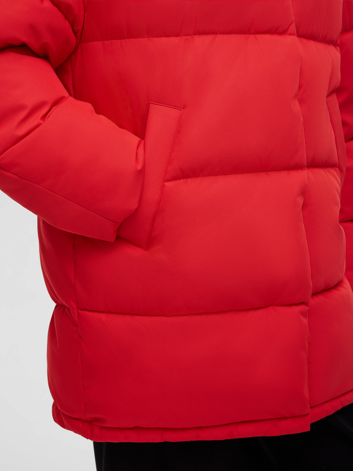 Куртка удлиненная 017, красный