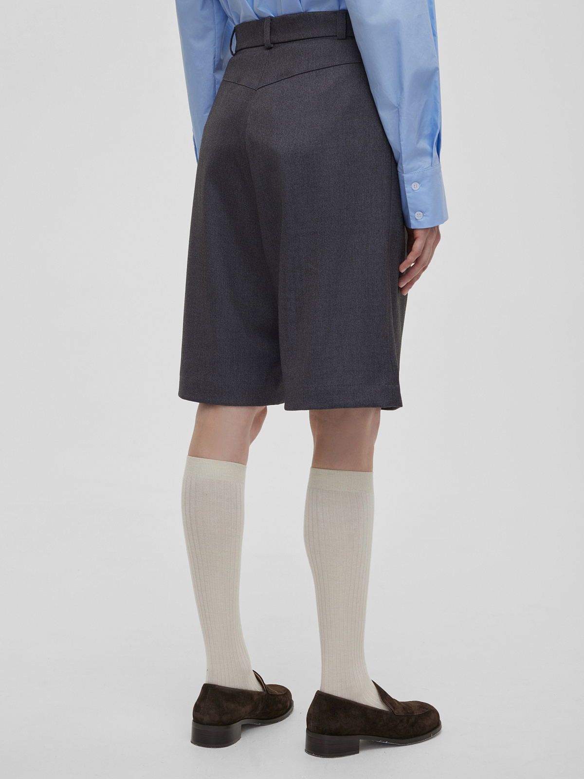 Шорты - бермуды, серый