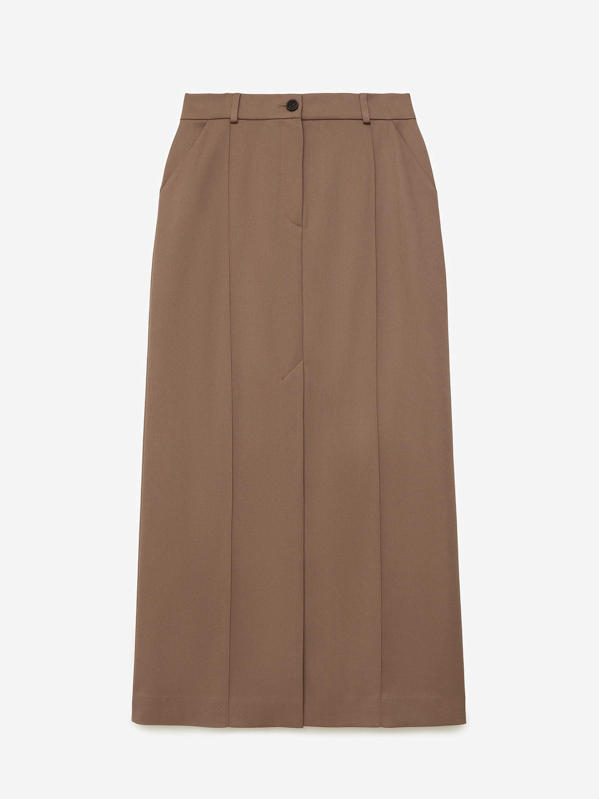 Юбка макси со стрелками, светлый хаки