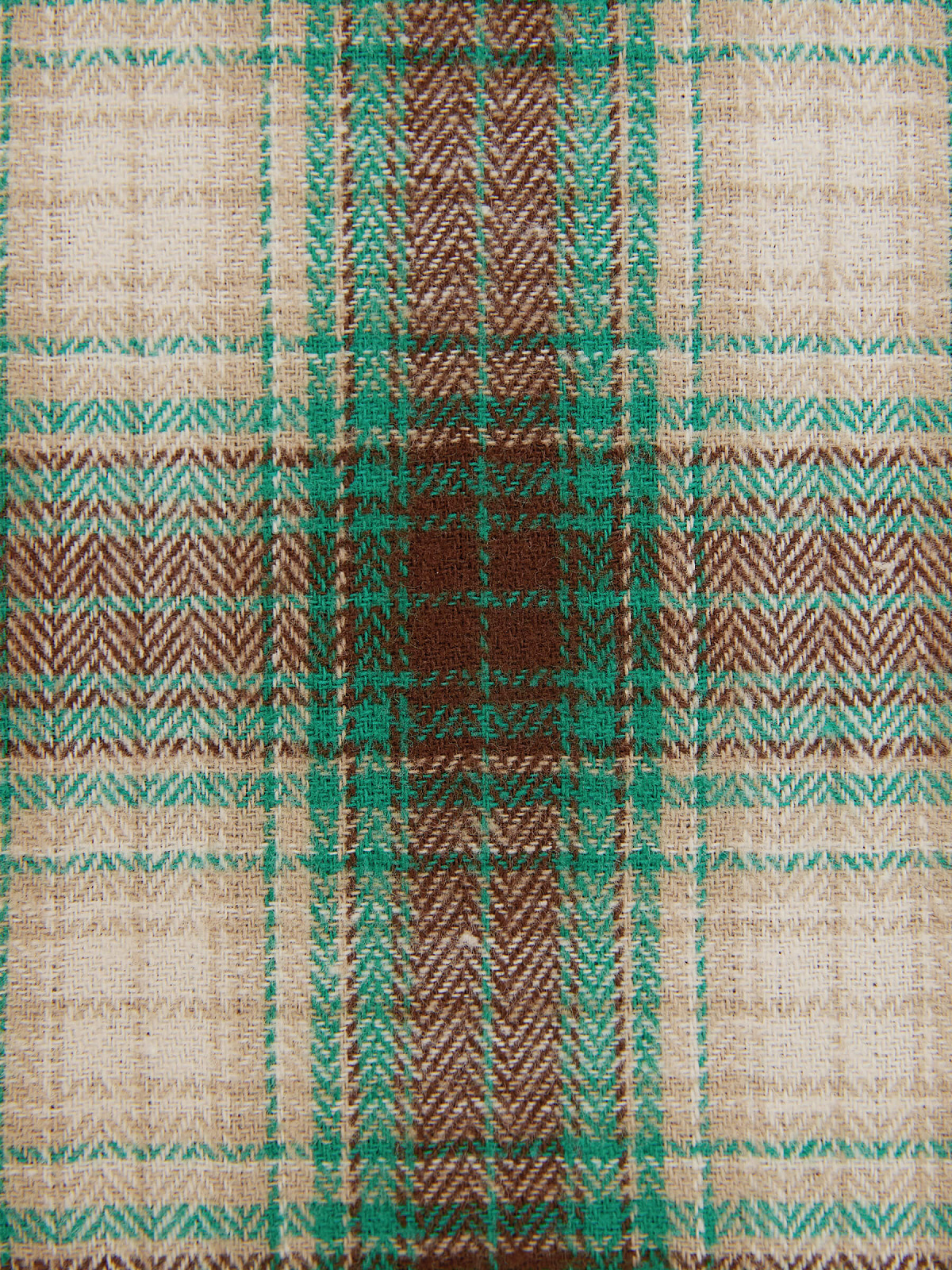 Рубашка фланелевая в клетку 0094, зеленый